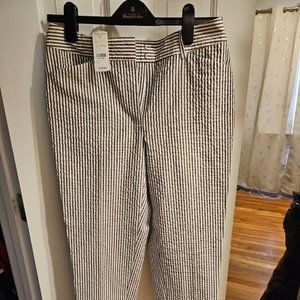 Brooks Brother Brown Seersucker Pants, Size 4  NWT
